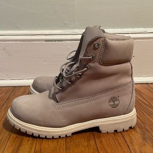 Grey Timberland Boots